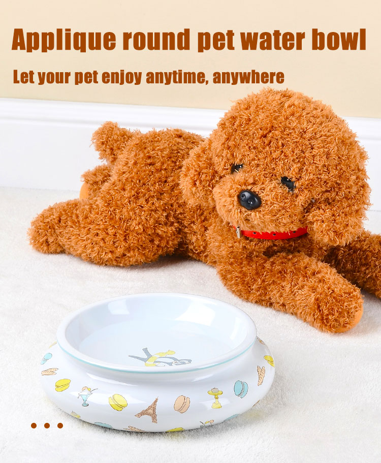 Cute-Decal- Round-Durable-Ceramic-Pet-Food-Bowl-xq (1)