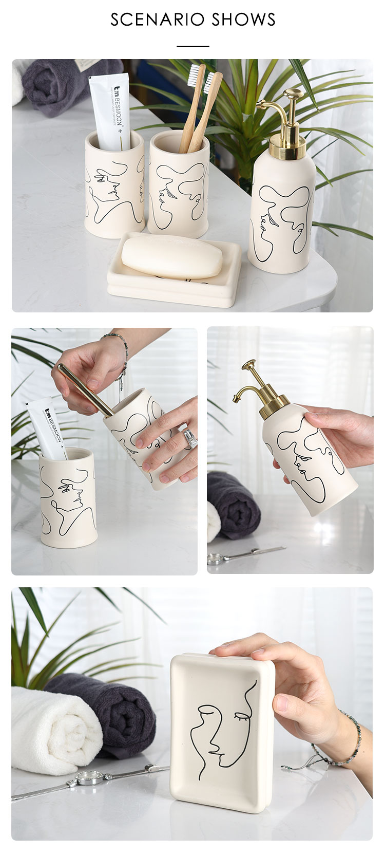 ODM-Simple-Lines-Human-Faces-Ceramic-Bathroom-Set-xq (5)