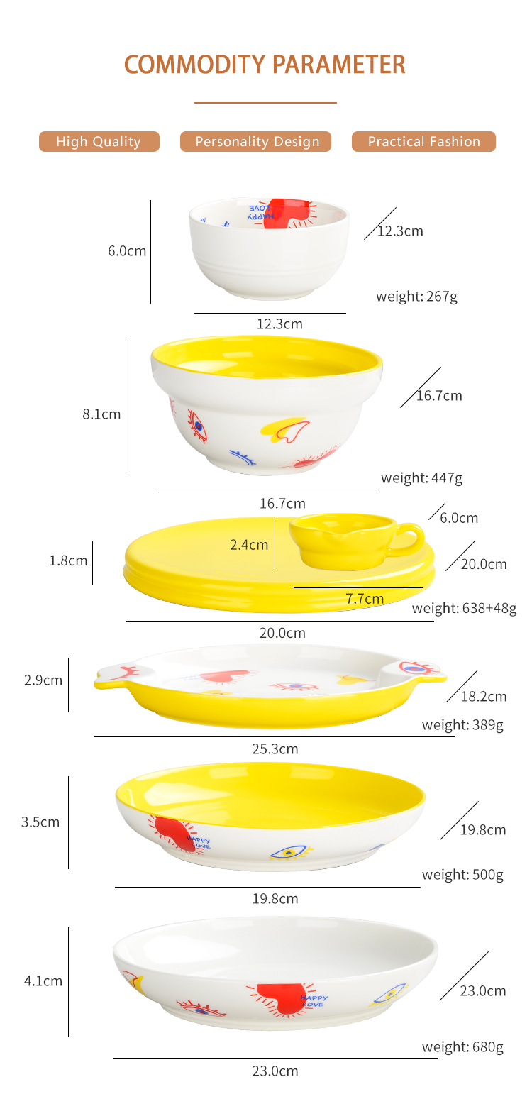 Tableware-Bowl-And-Plate-Set-XQ (2)
