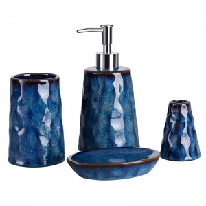 Ceramic Factory ODM Modern Kiln-Fired Glaze Four-Piece Bathroom WC Set